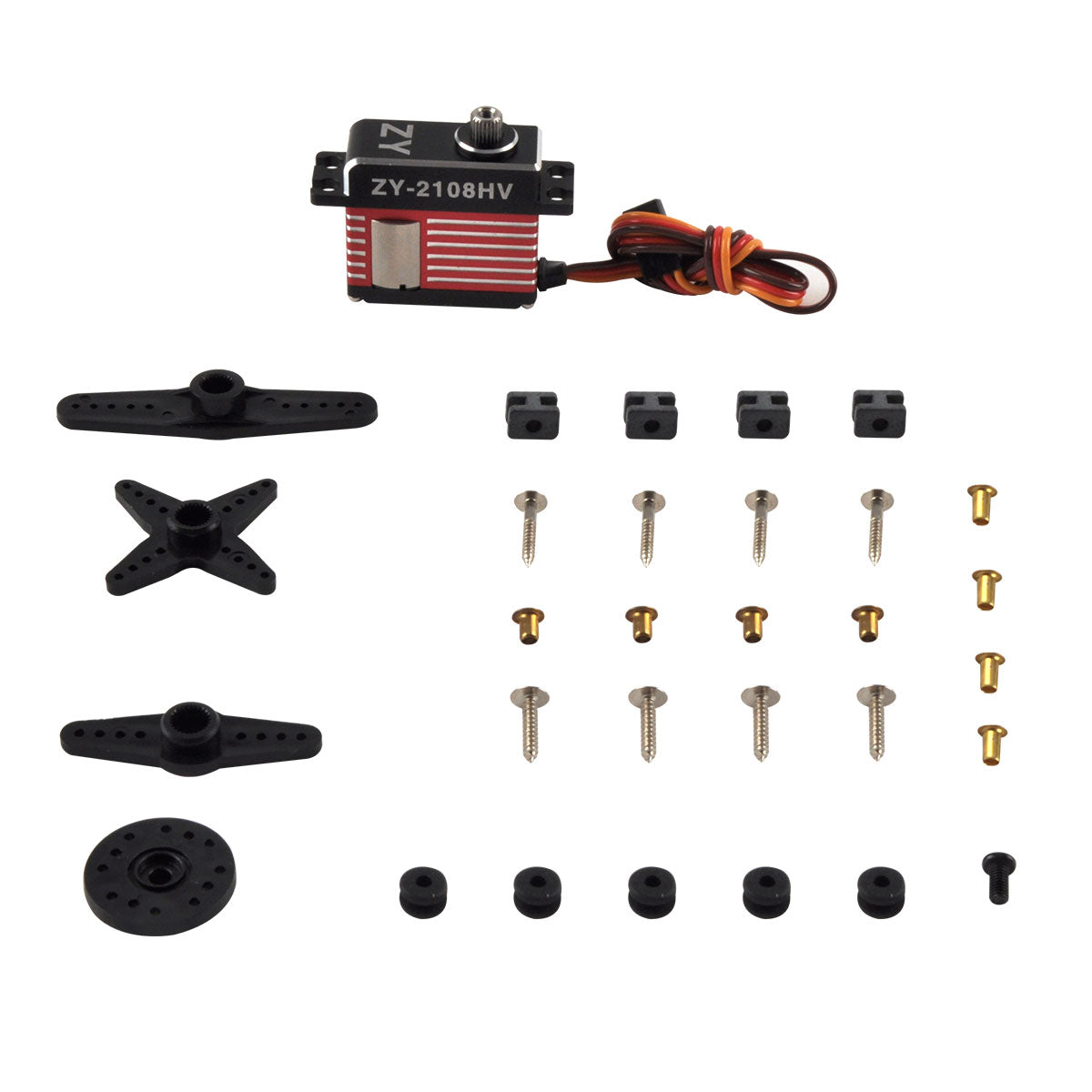 ZYHOBBY Digital Servo Aluminum CNC Metal Gear 25T RC Airplane Model Car Servos Model