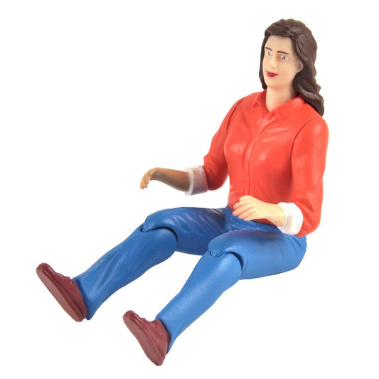 1 Pcs Cotainer Truck Driver Pilots Figure Statues Kids L44*W88 For RC Model Cars