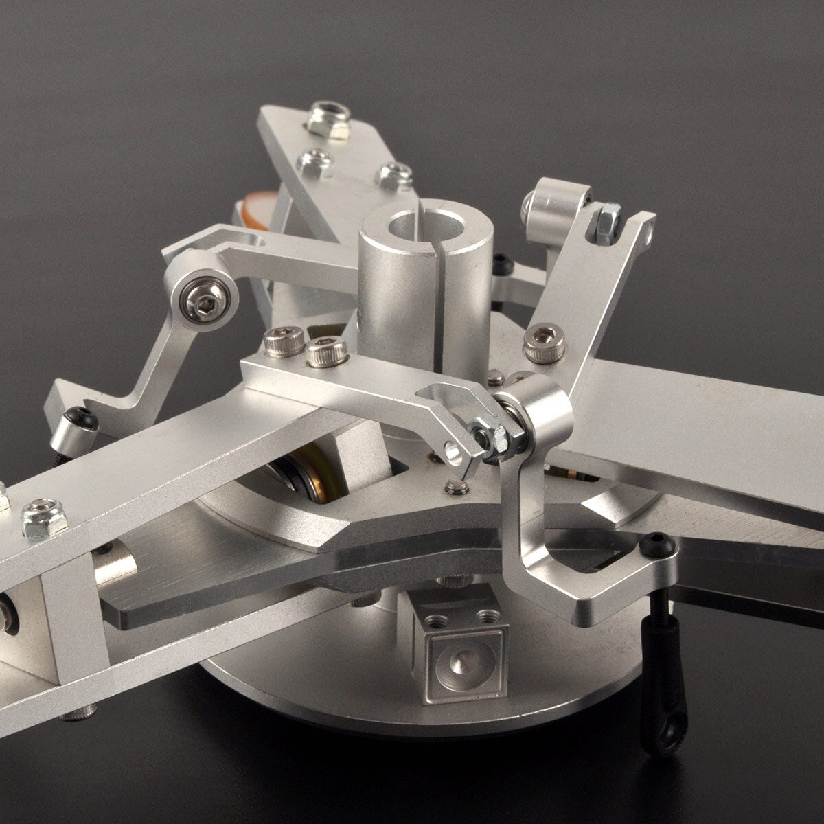 1 Set Rotorhead 3-Blade 10mm 12mm with Swashplate for AS350 700 or 800 Size RC Helicopter