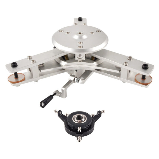 1 Set Rotorhead 3-Blade 10mm 12mm with Swashplate for AS350 700 or 800 Size RC Helicopter