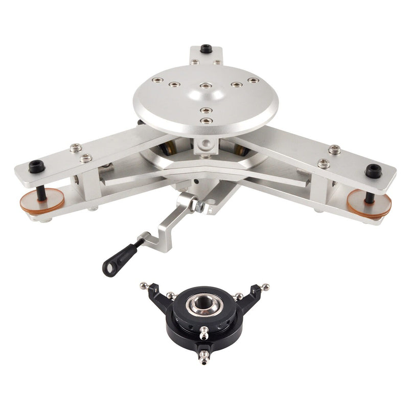 1 Set Rotorhead 3-Blade 10mm 12mm with Swashplate for AS350 700 or 800 Size RC Helicopter