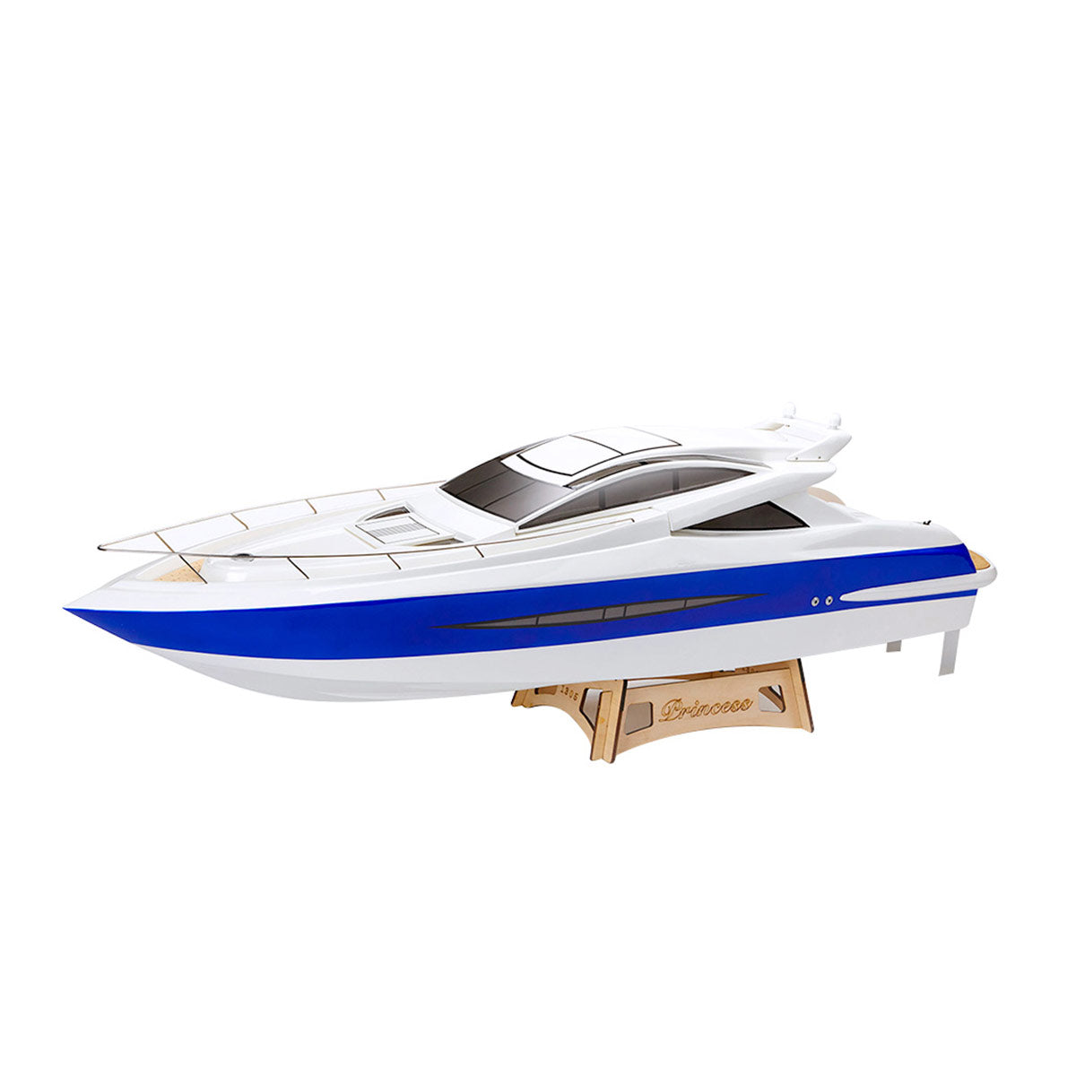 TFL 1305 Princess BWS 30°N 30CC Engine with φ6.35mm Dual Rudder System Fiber Glass Gas RC Boat (Hull)