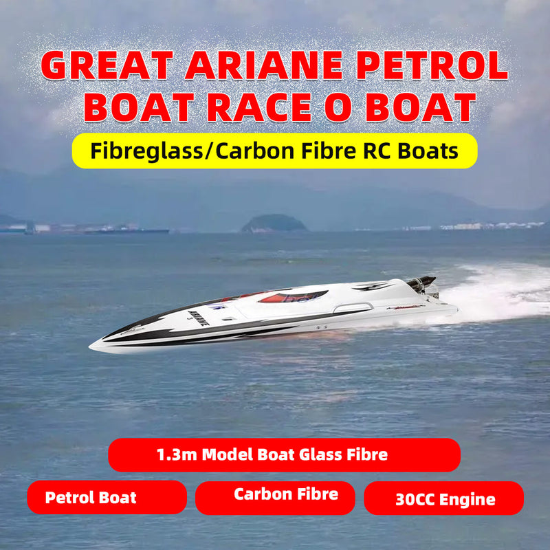 TFL 1316 Model Boat 1.3m Fibreglass/Carbon Fibre RC Petrol Boats RC Ship toys