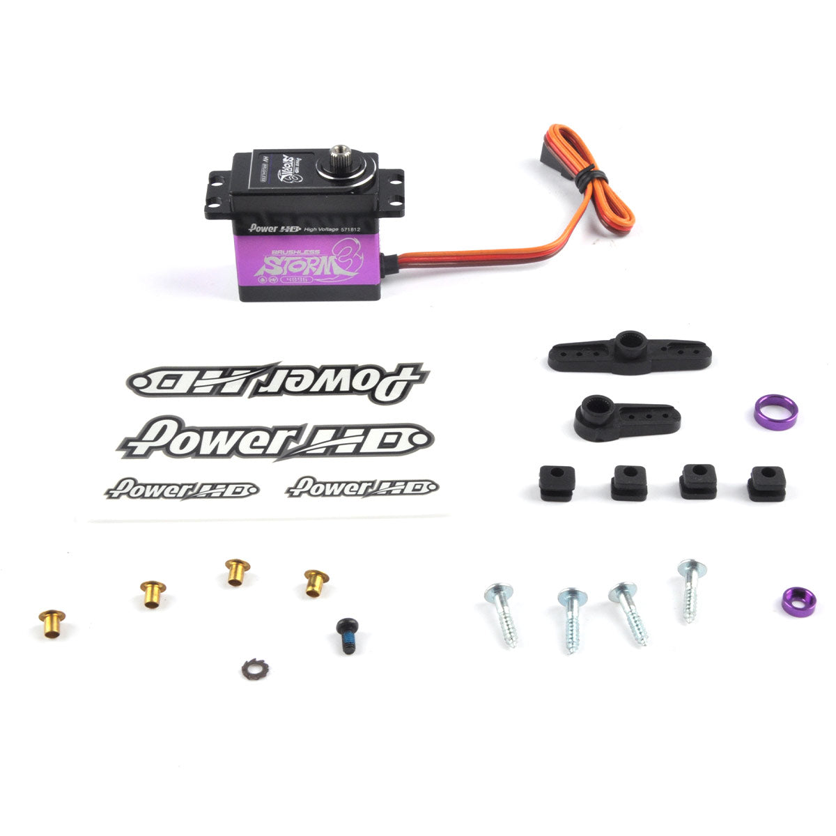 POWER HD STORM-3 32KG Brushless Servo High Voltage High Torque Metal Housing
