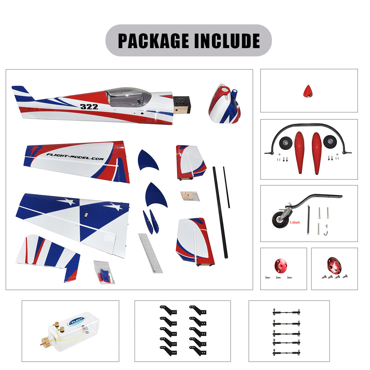 VOTEC 322 RC Airplane ARF 2311MM/91" INCH Wingspan