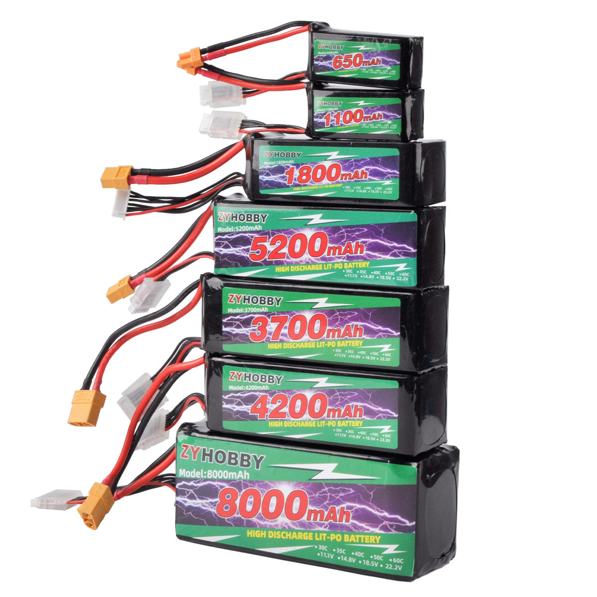 ZYHOBBY Li-ion Battery For RC Airplane Model High Power More Longer Life Battery Various specifications available