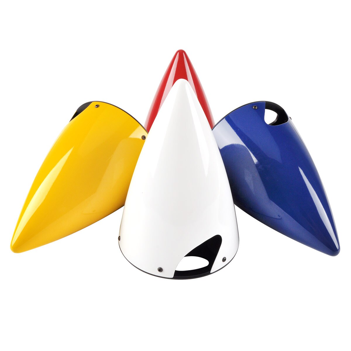 ZYHOBBY Pointed Carbon Fiber Cone Spinner Propeller Cover For 2 Blades For RC Airplane Model ''2.75'' 3.0" 3.5''4.5''5.0" 5.5'' inch