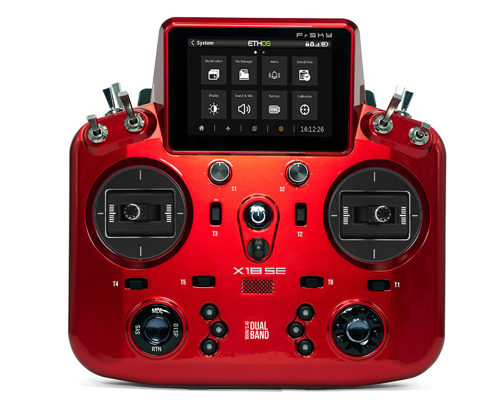 Archer Plus R8 High Precision PWM Channel Receiver 2.4GHz and NOBRIM Tandem X18SE Transmitter Red Heart Black Controller FCC for RC Model Airplane (Red) (Receiver 2.4GHz)