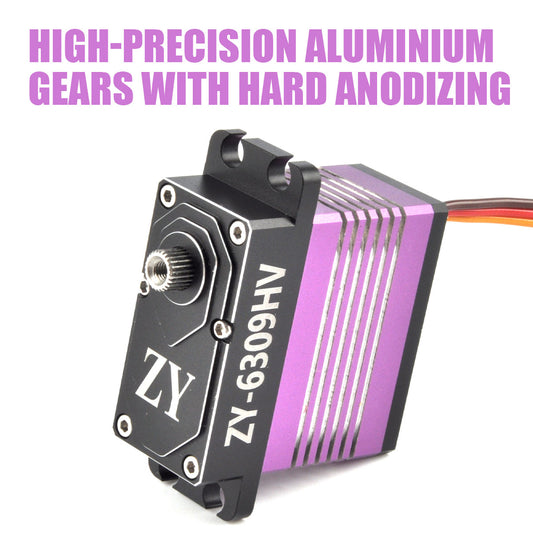 ZYHOBBY Digital Servo ZY-6309HV 63KG High Pressure Digital Dual Ball Bearings CCW
