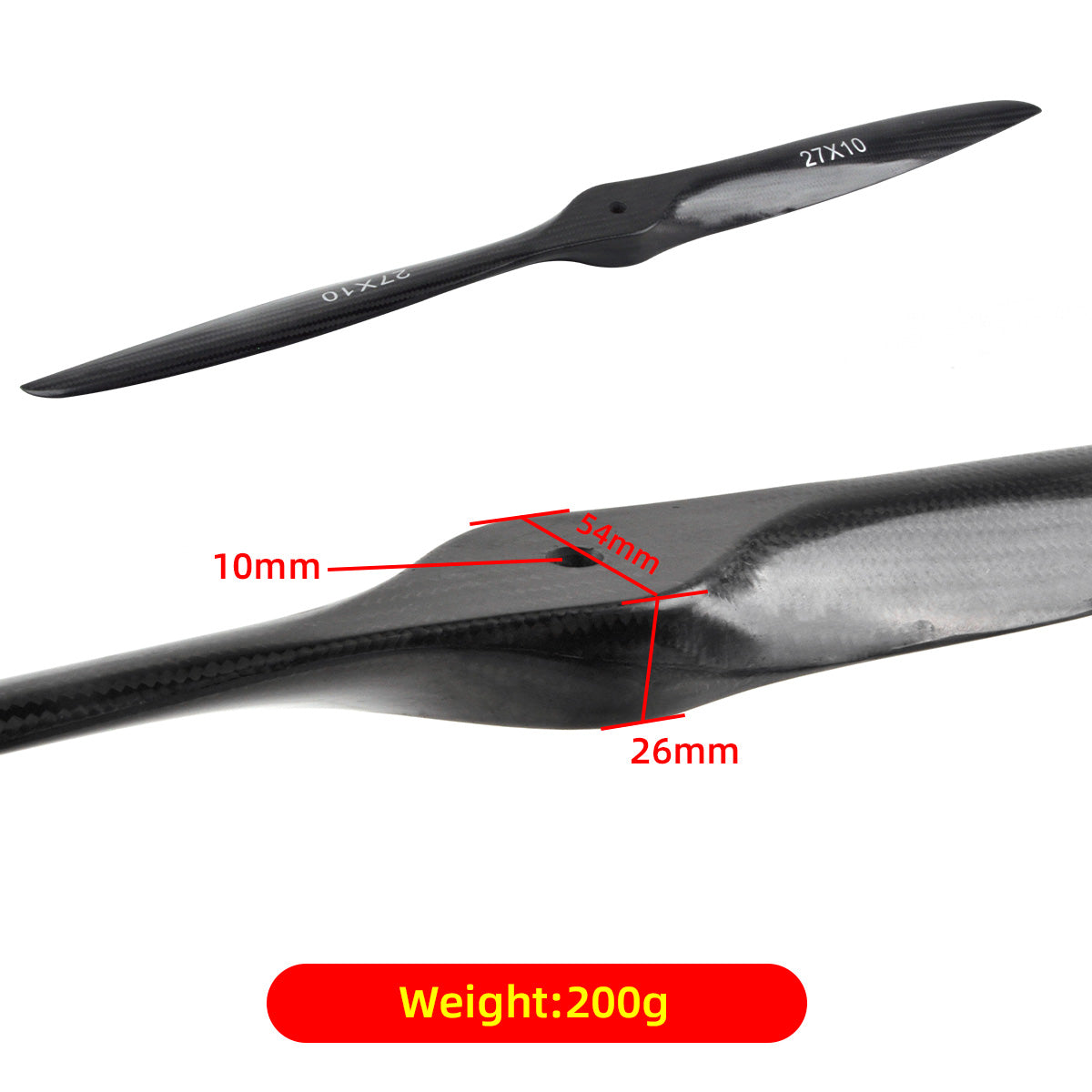 Carbon Fiber Propeller 32*12 20*16 28*10 27*10 24*9 19*10 inch for RC Gas Model Fix Wing Airplanes