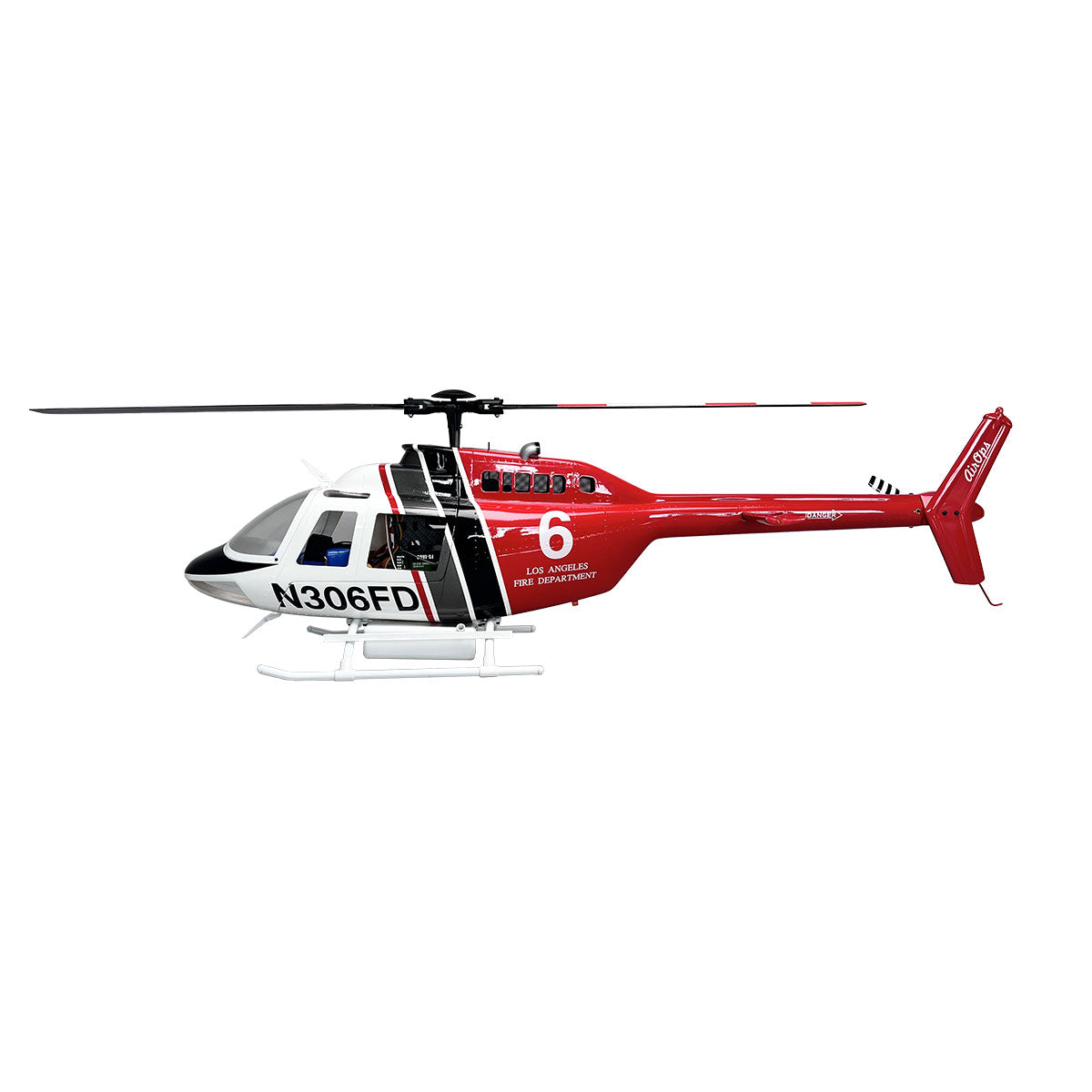 Roban 470size Bell-206 RC Helicopter 470-Class Model, GPS Mode RTF Version LED Lighting System with Water Tank