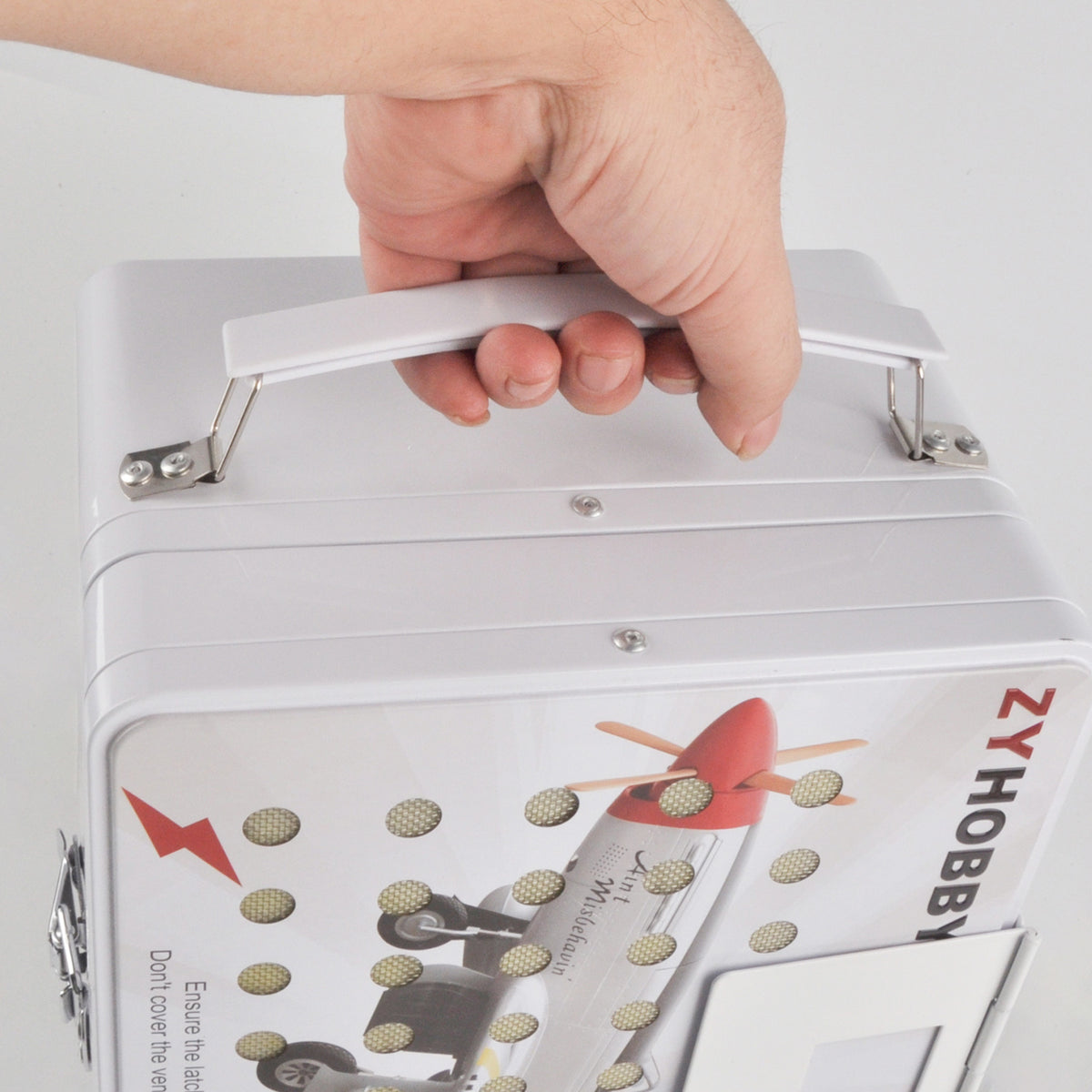 Fireproof Aluminum Box Explosion-Proof Lithium Battery Safety Suitcase for RC Aircraft Car