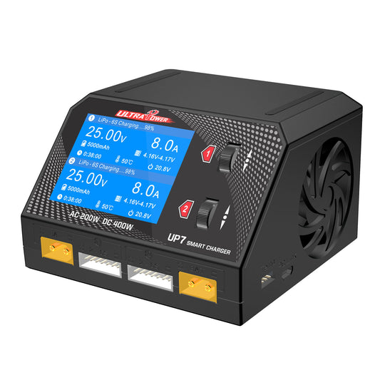 Ultra Power 1-6S AC/DC Charger For RC Model UP7 ,Dual Channels Balance Charging for LiPo/LiHV Battery