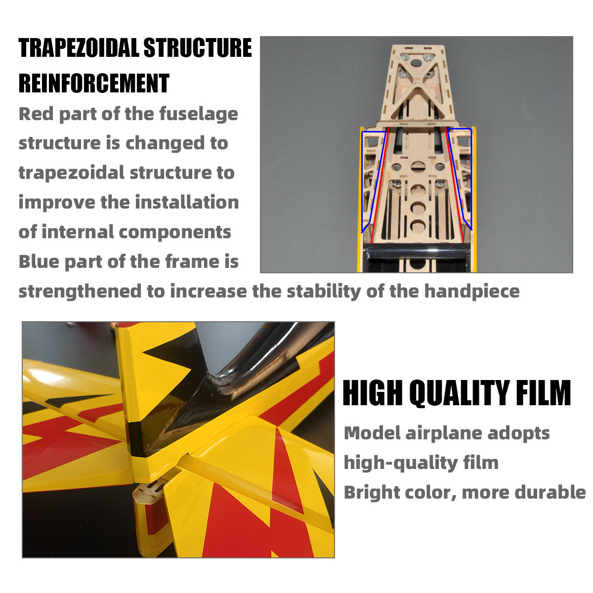 Sbach-342 55inch PNP with Dualsky Motor 50E RC Airplane Fuselage 3D Fix Wing Wooden Model Aircraft
