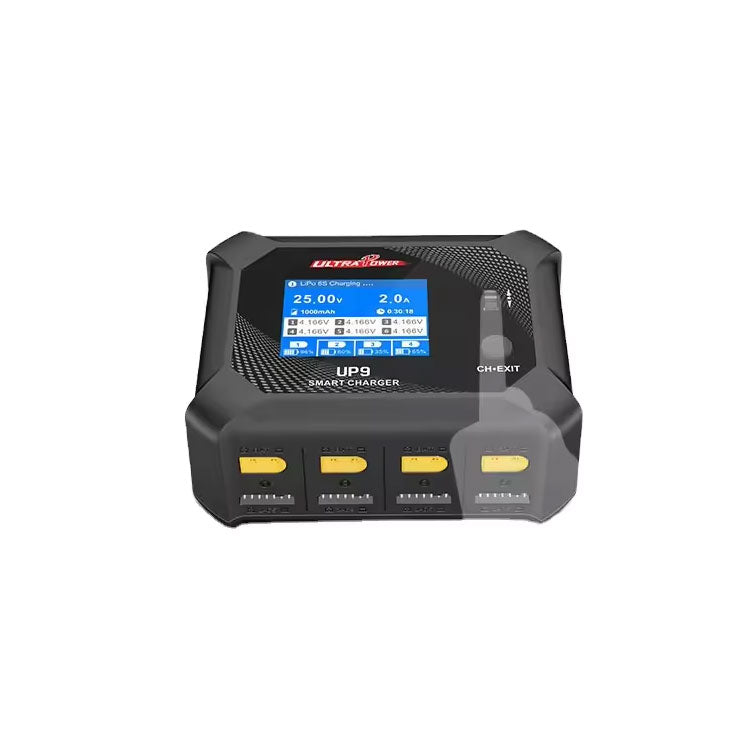 Ultra Power UP9 AC100W/DC200W Four Channels Smart Balance Charger Support 1-6S Lipo LiHV 4.45V Battery