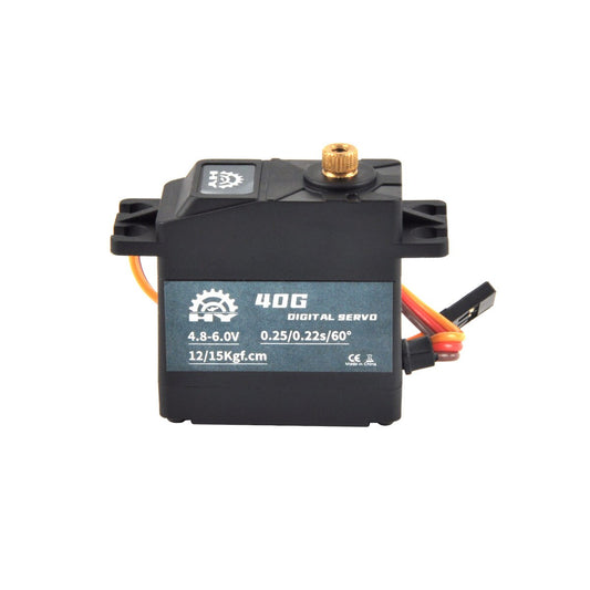 40G Digital Standard Waterproof Metal Gear Servo 4.8-6.0V 55*20.3*46mm for RC Airplane Car Model Robot Smart Device