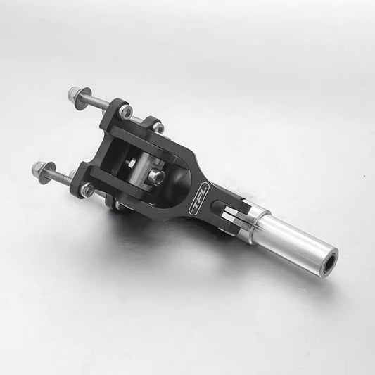 4.76mm Hole Long Mouse Tail Shaft Brace Shaft Bracket for TFL Brushless Electric Boat Dual Motor Methanol Boat Son of Ghost (75mm Titanium)