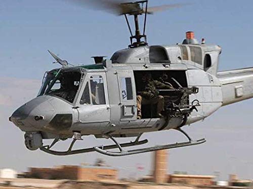 RC Helicopter 500 UH-1N Iroquois Pre-Painted fuselage Model White