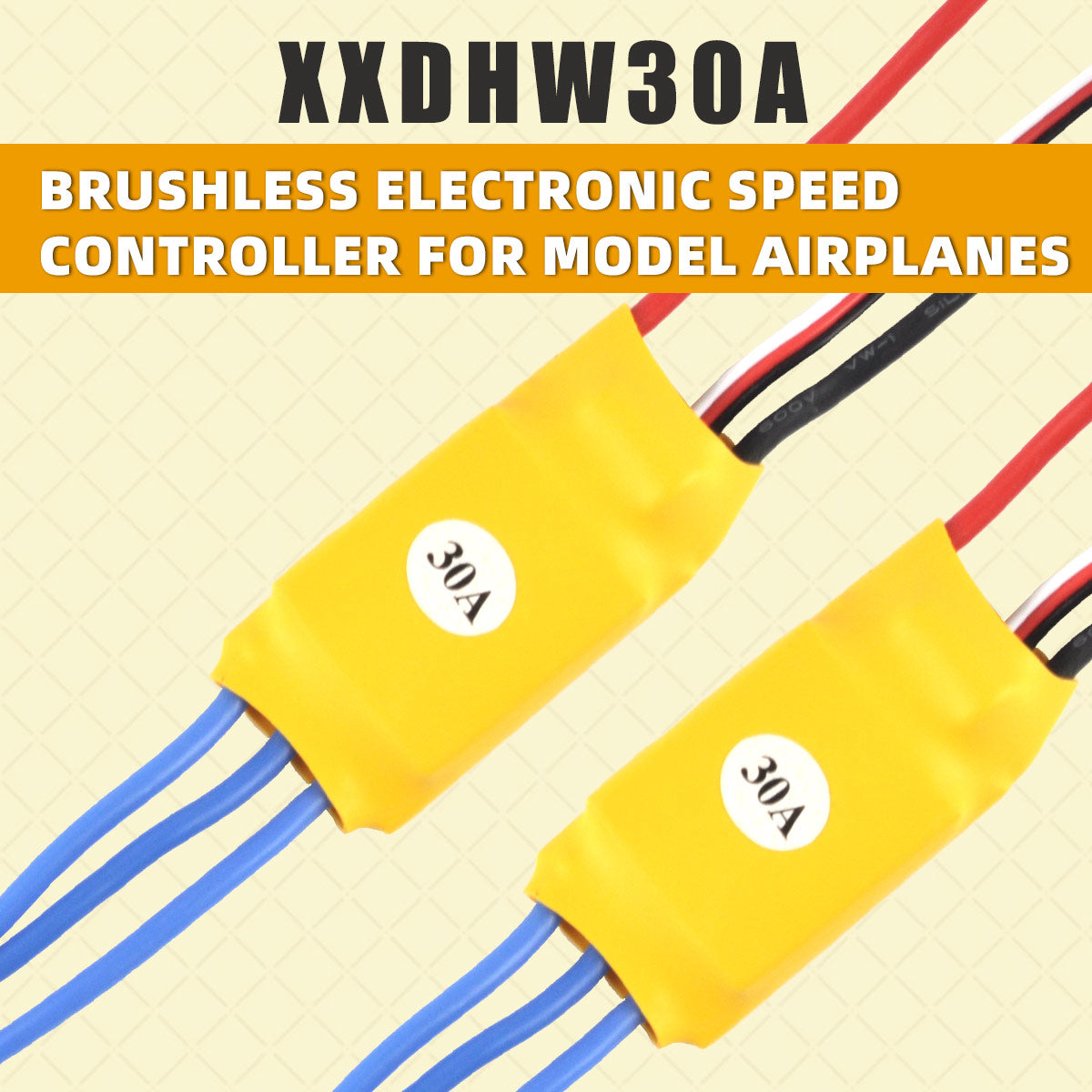 ESC HW30A Continuous Operating Current 30A for Fixed-wing Aeromodels