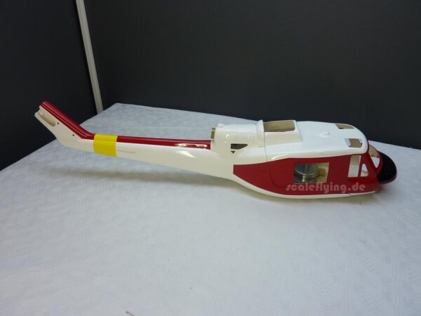 450 Size RC ROBAN Model Bell UH-1A Huey Glass Fiber Scale Fuselage RC Helicopter Cover Shell Model