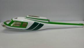 500 Size AS350 Scale Glass Fiber Fuselage Helicopter Shell Cover Roban Model for T-Rex 500