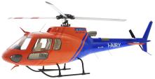 500 Size AS350 Scale Glass Fiber Fuselage Helicopter Shell Cover Roban Model for T-Rex 500