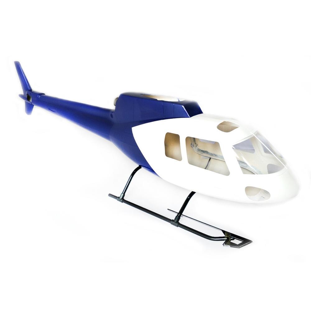 500 Size AS350 Scale Glass Fiber Fuselage Helicopter Shell Cover Roban Model for T-Rex 500