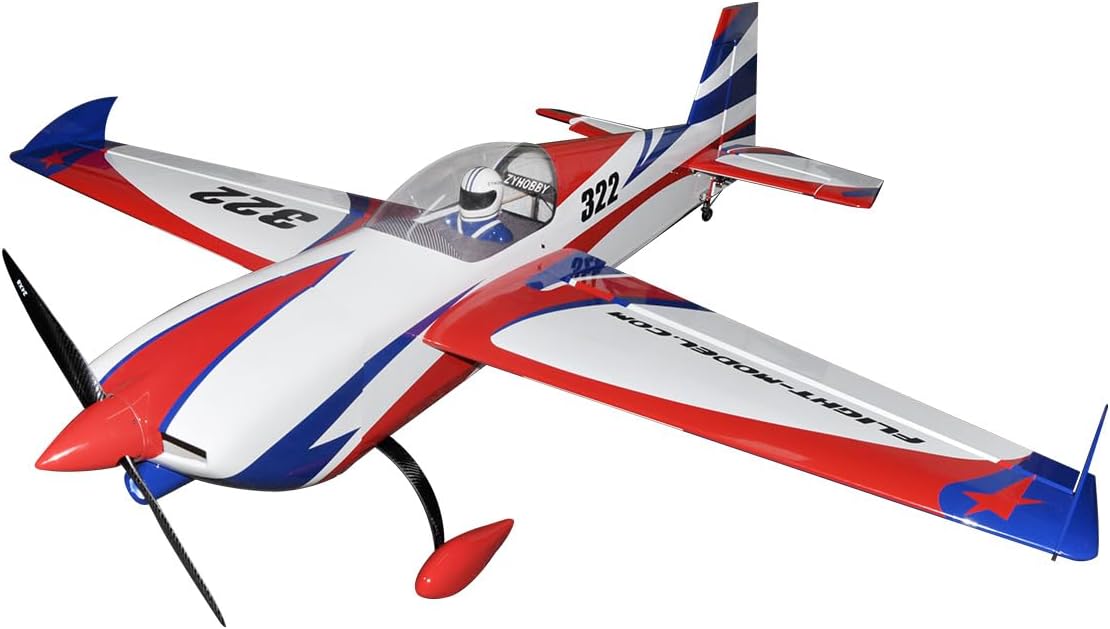 PurAr VOTEC 322 60-80cc 91 inch Aircraft Model 3D Fixed Wing Light Wood Remote-Controlled Aircraft(Ordinary Covering)