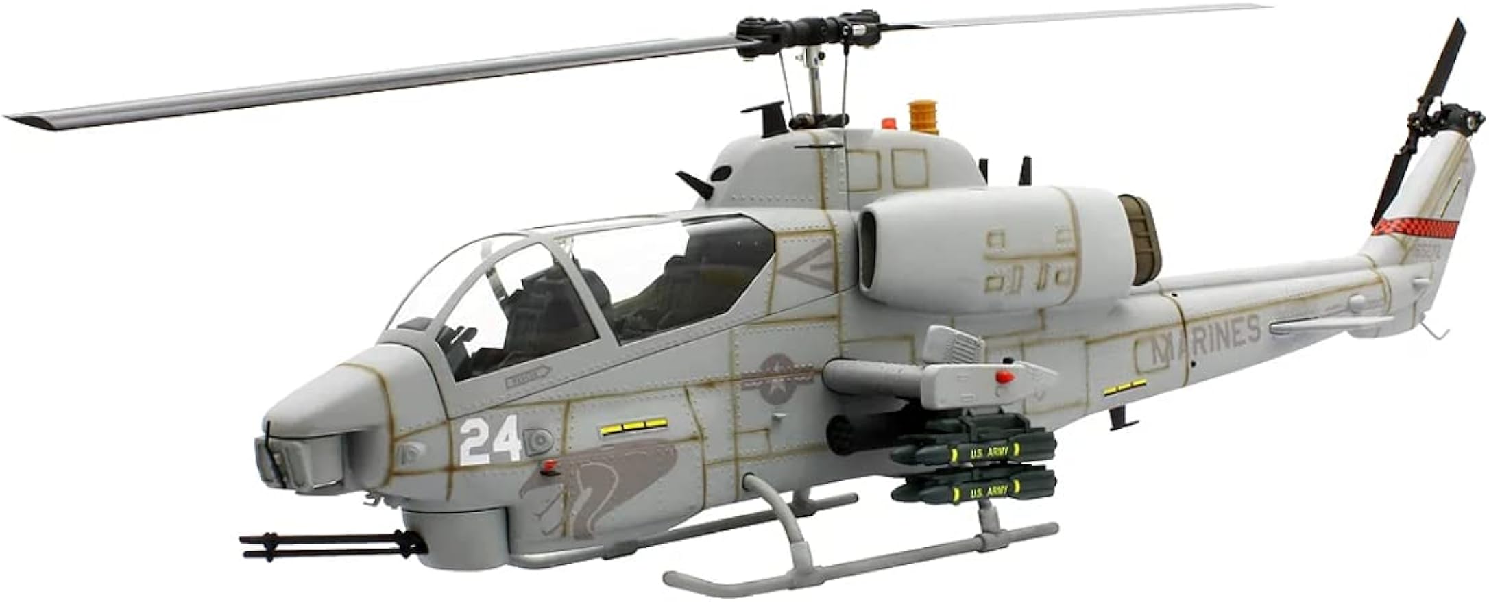 RC Helicopter 470 Size AH-1W ARF KIT Version Fuselage Helicopters Super  Cobra Navy