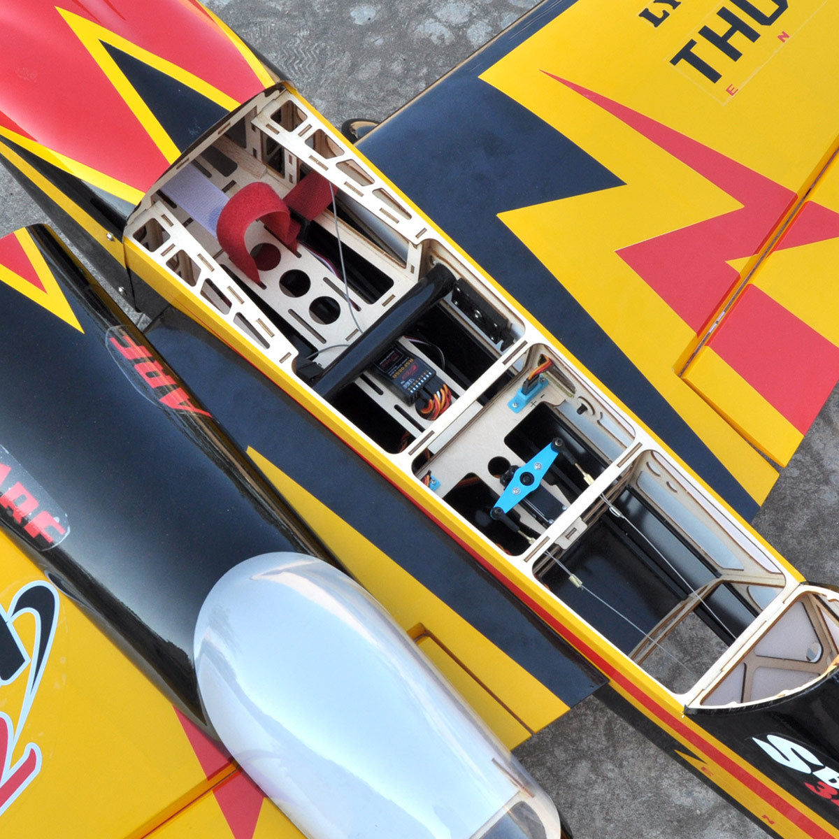 Sbach-342 55inch PNP with Dualsky Motor 50E RC Airplane Fuselage 3D Fix Wing Wooden Model Aircraft