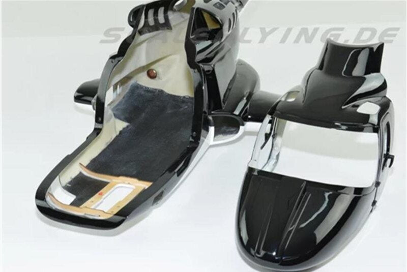 600 Size Airwolf Helicopter Fuselage Glass Fiber Body Copter Cover RC Model