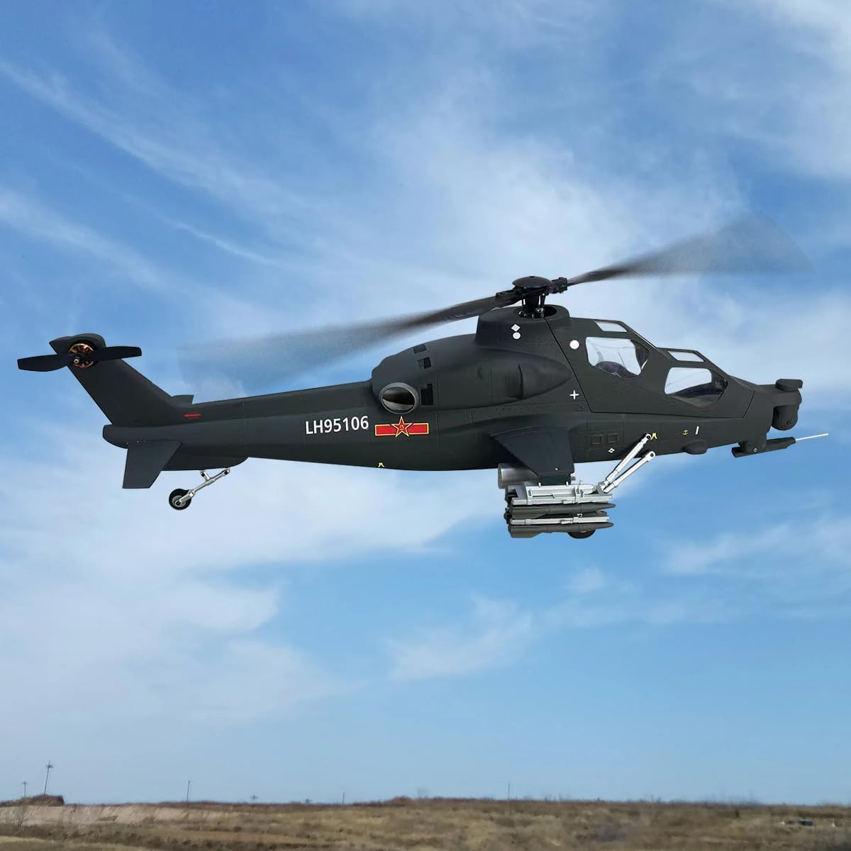 Roban RC Helicopter Z10 Armed Helicopter 470 Size Like Real Shell Auto Return GPS Scale Helicopter