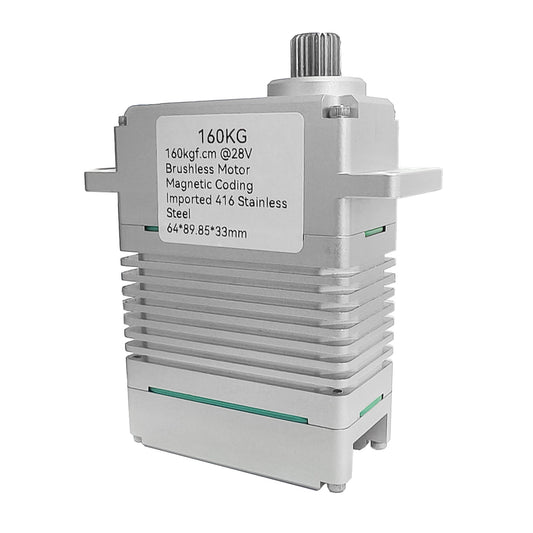 160KG High Torque Brushless Motor waterproof Alu alloy case 220° DIGITAL Servo