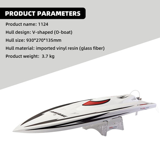 TFL Hobby Model 1124 Ariane High Configuration Fiberglass RC Electric Boat