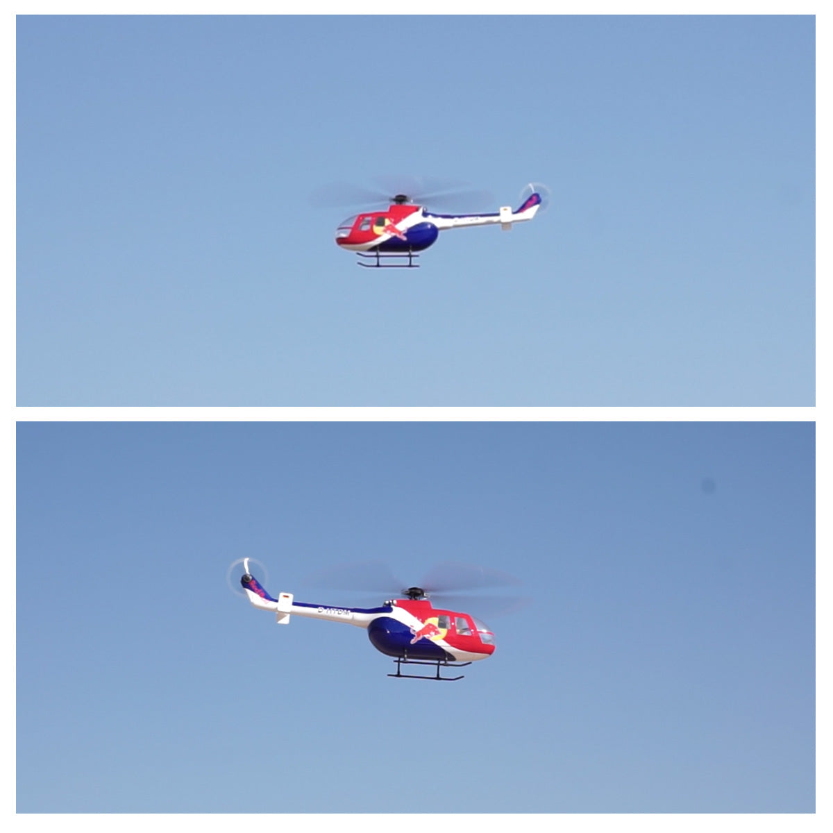 Roban 450size BO-105 Red Bull Helicopter RC Helicopter GPS Mode X2 Flight Control System RTF Version