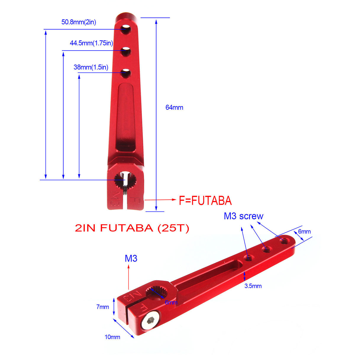 ZYHOBBY Digital Servo Corelessmotor Servo 40*20*34mm 25T 16-23KG Torque for 64-74 Inch RC Aircraft
