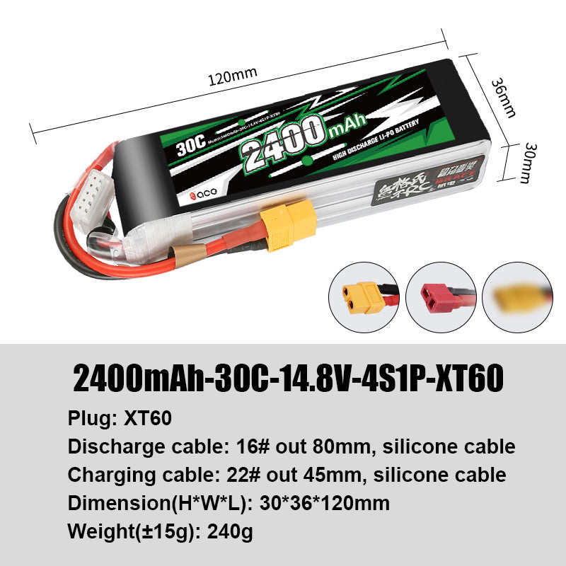 Grepow Lithium Polymer Battery ACE RC Aircraft Higher Capacity for ACE RC Aircraft