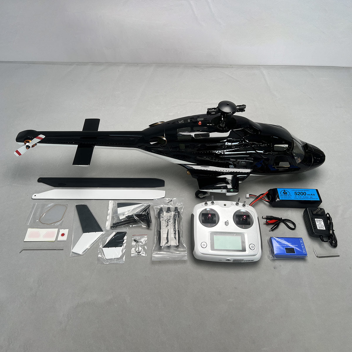 Roban 470 Size Airwolf RC Helicopter GPS Mode X2 Flight Control System LED Lighting System RTF version
