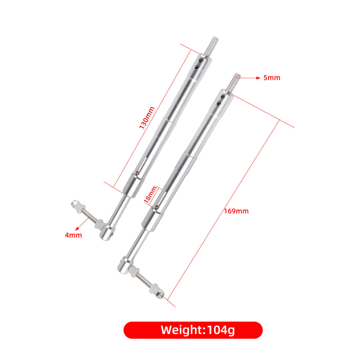 ZYHOBBY Metal SZ002-90001 Anti-vibration Landing Gear for Fixed Wing Airplane
