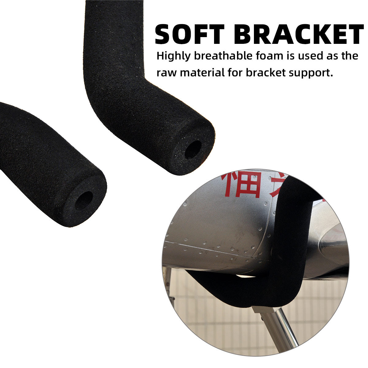 ZYHOBBY Model Airplane Display Stand Folding Aluminum Alloy Support Bracket Multi-Function Bracket for RC Model