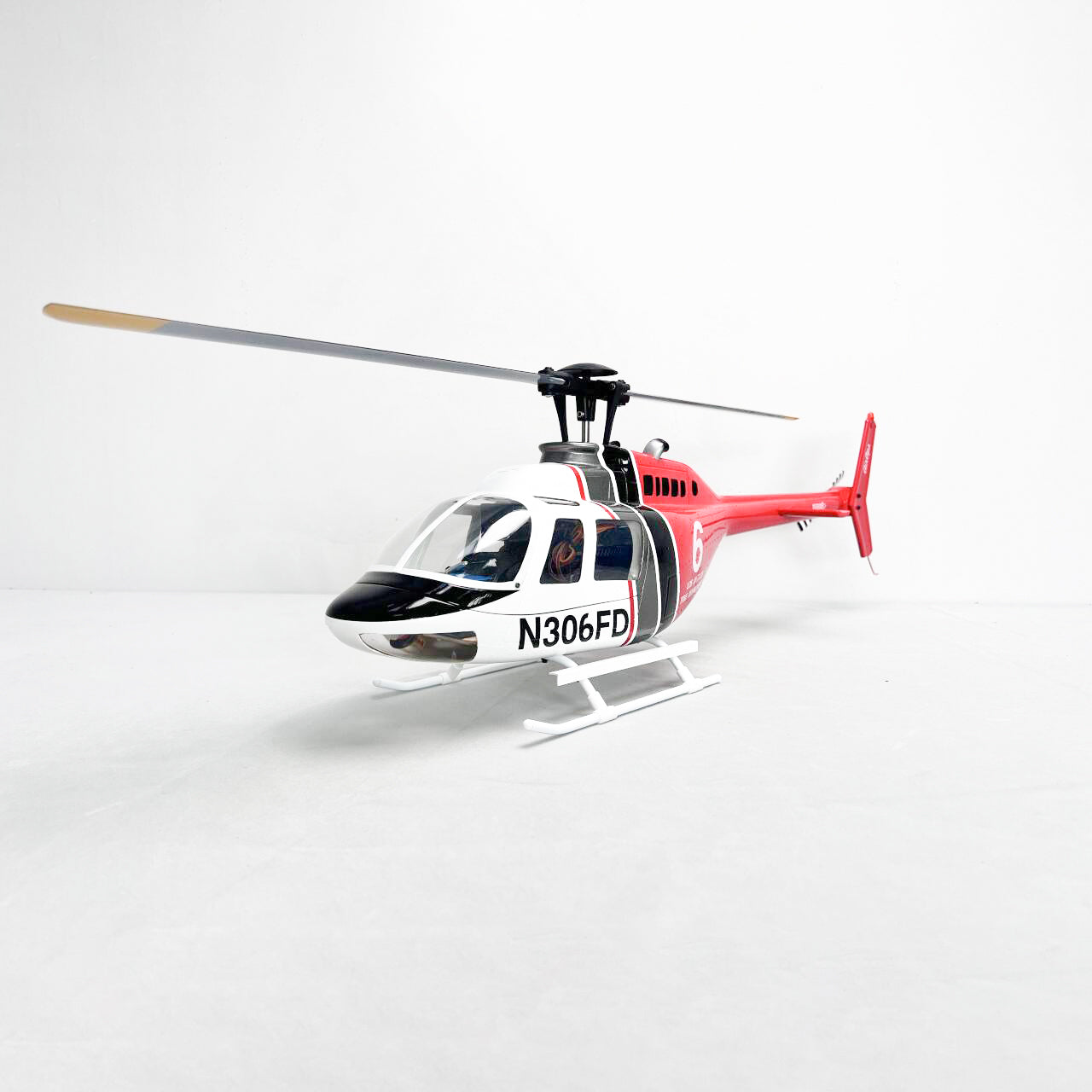 Roban 450size B206 Bell-206 Helicopter RC Helicopter GPS Mode X1 Flight Control System RTF Version
