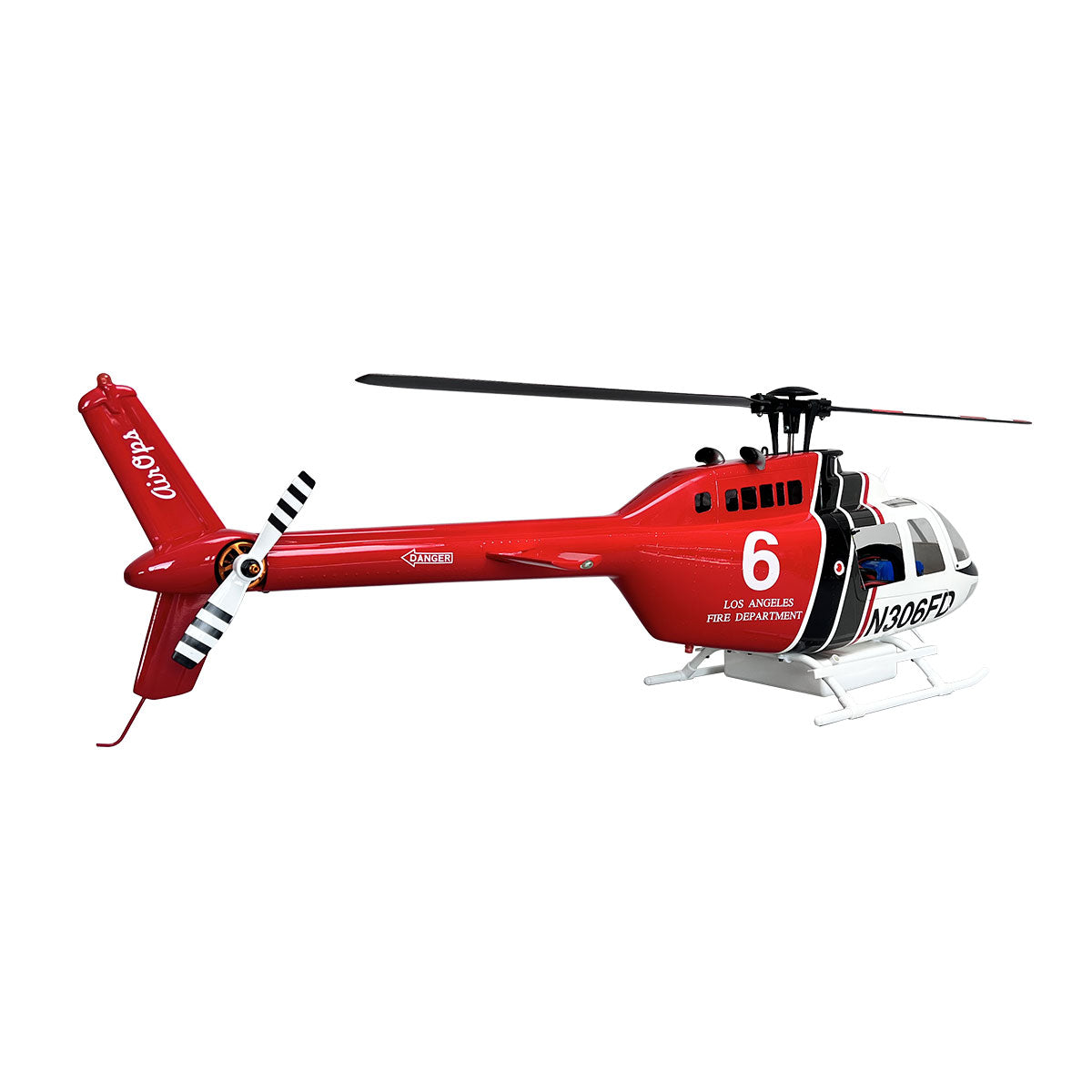Roban 470size Bell-206 RC Helicopter 470-Class Model, GPS Mode RTF Version LED Lighting System with Water Tank