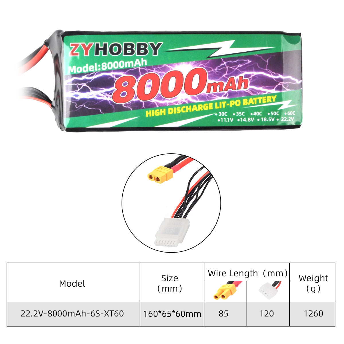ZYHOBBY Li-ion Battery For RC Airplane Model High Power More Longer Life Battery Various specifications available