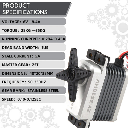 Original Digital Servo 28-35KG Torque Coreless motor Servo Accessories for 74-91 Inch RC Aircraft