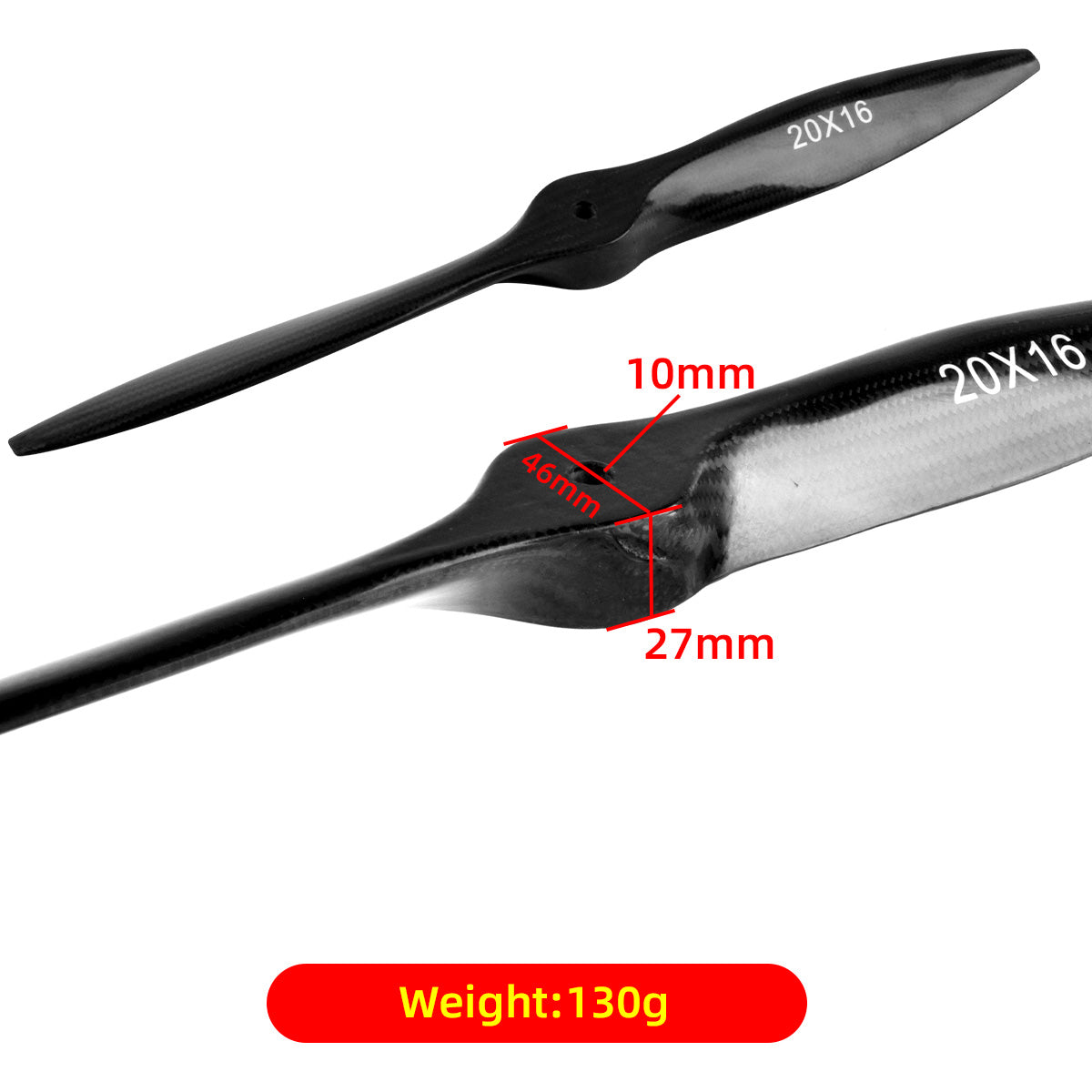 Carbon Fiber Propeller 32*12 20*16 28*10 27*10 24*9 19*10 inch for RC Gas Model Fix Wing Airplanes