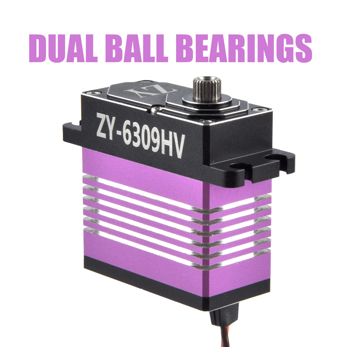 ZYHOBBY Digital Servo ZY-6309HV 63KG High Pressure Digital Dual Ball Bearings CCW