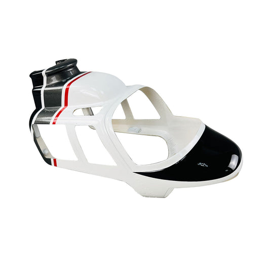 RC Helicopter Fuselage Spare Parts Universal Roban 450 Size Bell206 Replacement Nose Cover/Tail Part HSB-B206RWB4