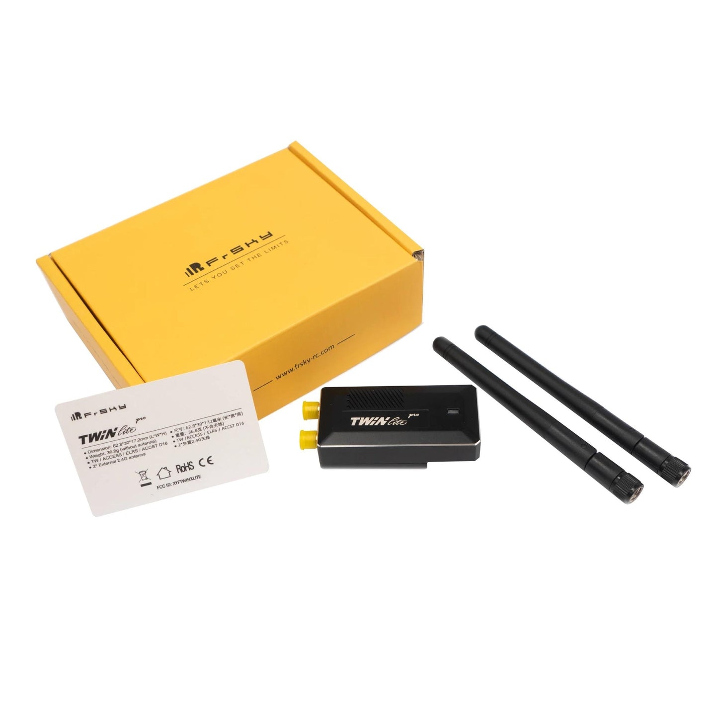 FrSky TWIN Lite Pro RF DUAL 2.4GHz MODULE TW 500mW/ACCST D16/ACCESS/ELRS 2.4G modes Compatible with X18 X20 series