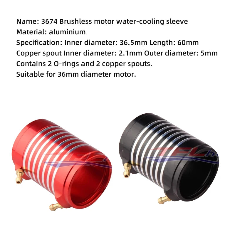 TFL 3674 Brushless motor water-cooling sleeve for rc model boat
