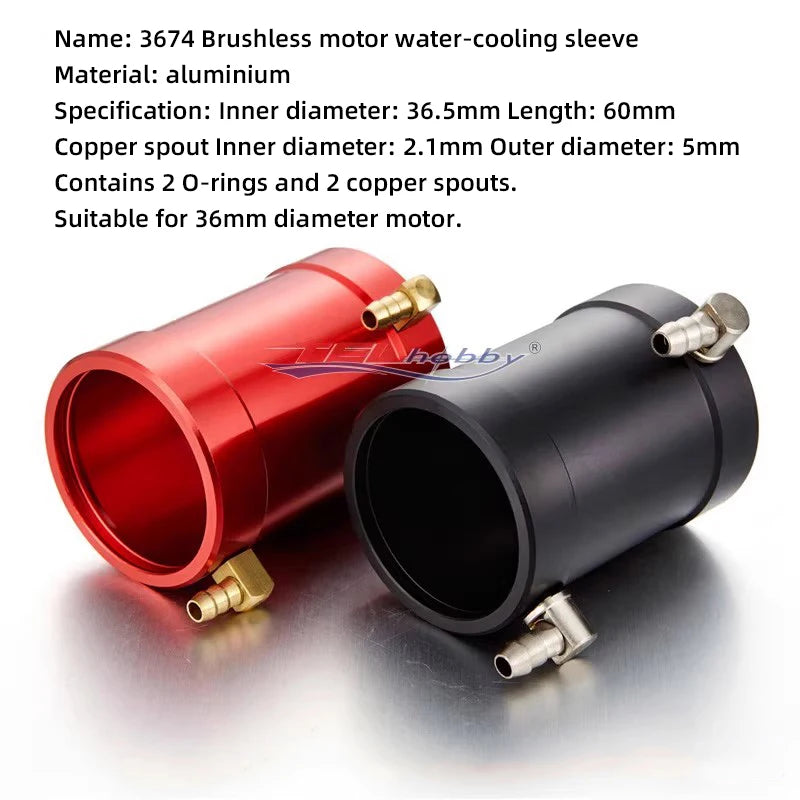TFL 3674 Brushless motor water-cooling sleeve for rc model ship